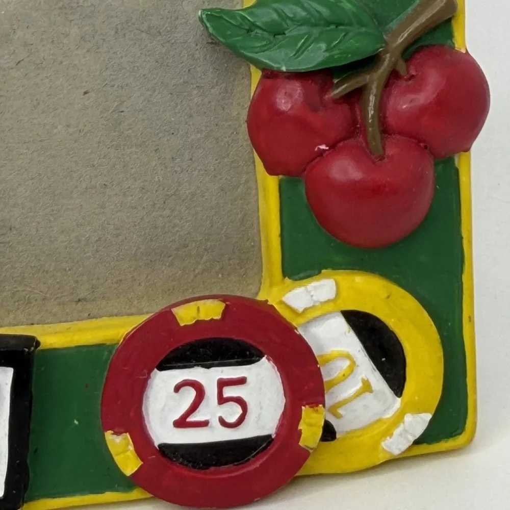 Ceramic Casino Gambling Picture Frame